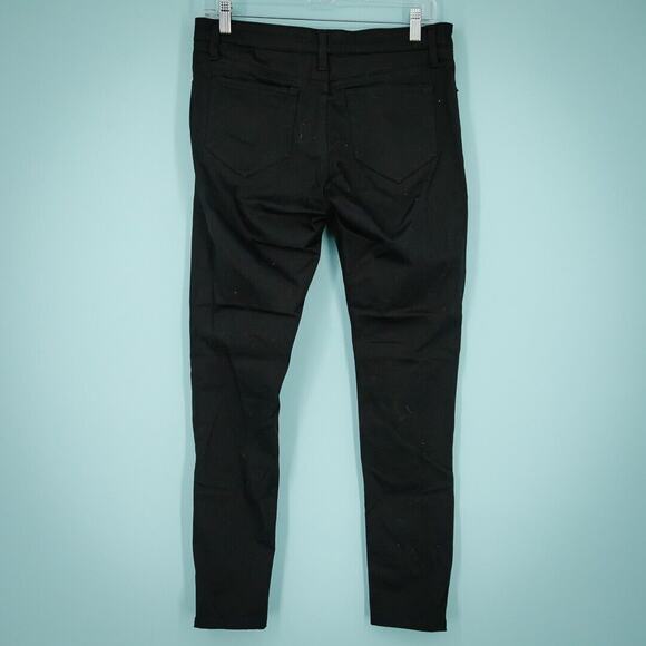 Betabrand Size 27 Black Cigarette Dress Ankle Zip Detail Zip Button Pants - Picture 3 of 6